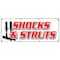 Signmission SHOCKS AND STRUTS BANNER SIGN car brake auto repair mechanic car B-96 Shocks and Struts - alternate 1
